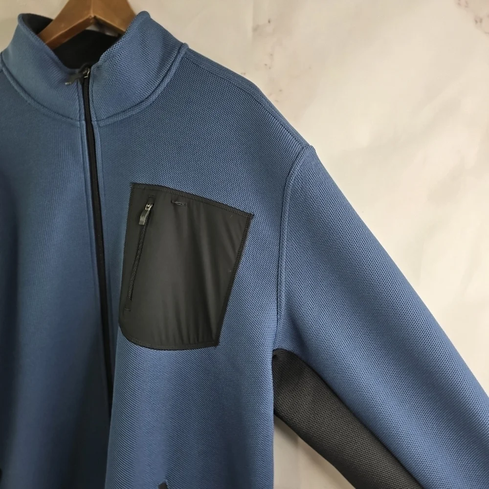 Alaskan Hardgear Jacket Mens 2XL Blue Coat Duluth Wind Stopper Prudhoe Bay Zip